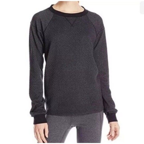 LUCY Quilted Pullover Yoga Workout Sweater Size Small Active Top - Picture 1 of 12